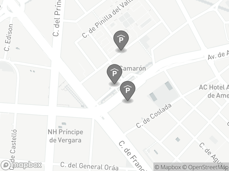 Parkeringsplacering på kortet
