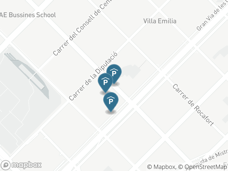 Localización del parking en el mapa