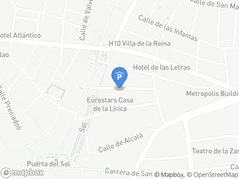 Localització del parking al mapa