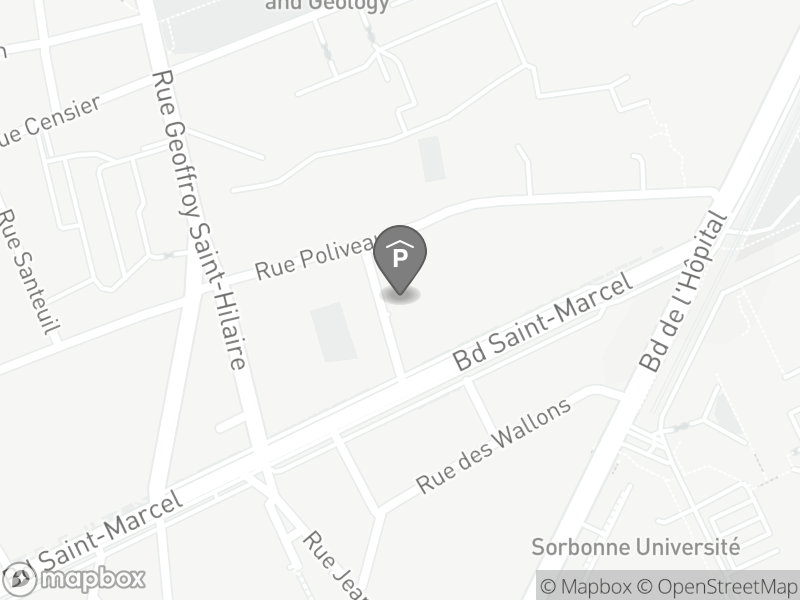 Localització del parking al mapa