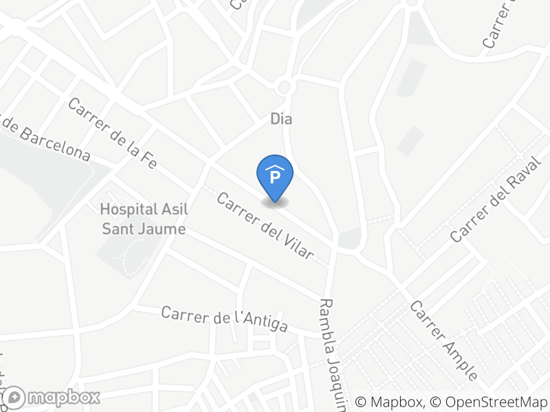 Localització del parking al mapa