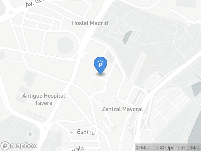 Localización del parking en el mapa