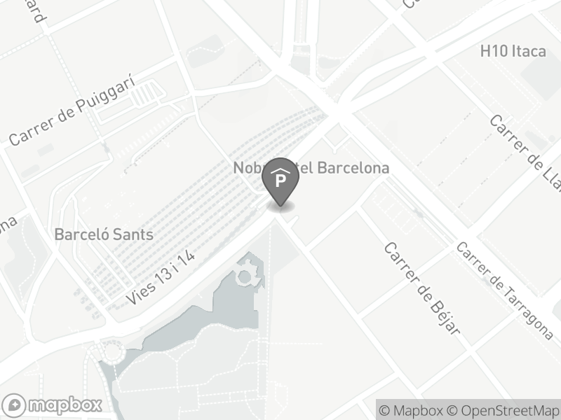 Localización del parking en el mapa
