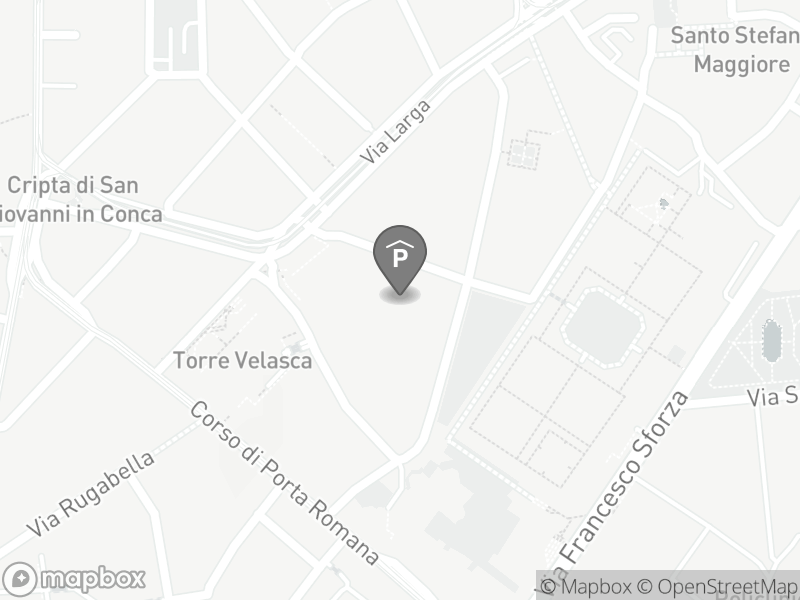 Localizzazione del parcheggio sulla mappa